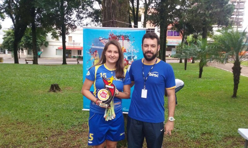 Representante campeã feminino Beach Soccer- RF Contruir Construtora Cresol CMD Constantina