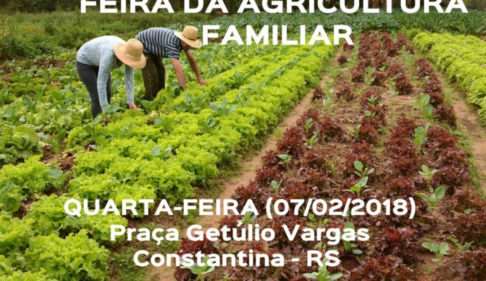 FEIRA DA AGRICULTURA FAMILIAR SERÁ REALIZADA AMANHÃ