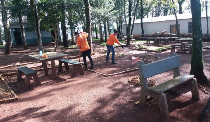 Ação Comunitária e Secretaria de Obras promovem melhorias no Parque Poliesportivo