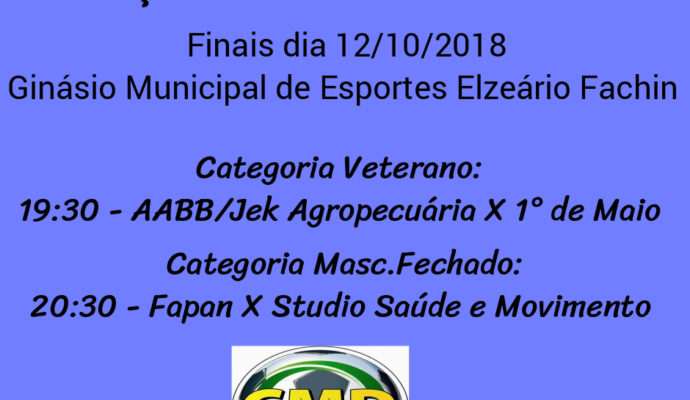 Finais do Campeonato Municipal de Futsal