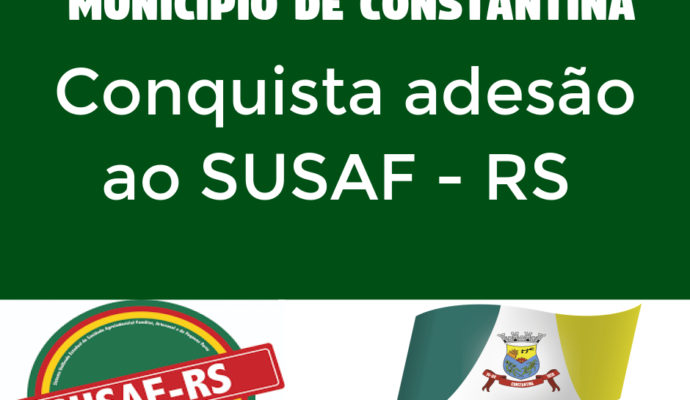 Constantina conquista adesão ao SUSAF-RS