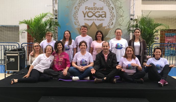 Projeto Municipal é citado como exemplo em palestra no I Festival de Yoga de Chapecó e Região