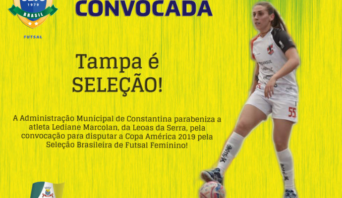 Constantinense é convocada pela Seleção Brasileira