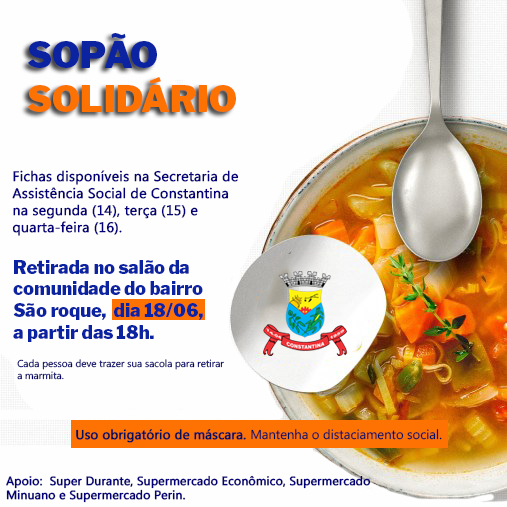 Administração Municipal promove Sopão Solidário
