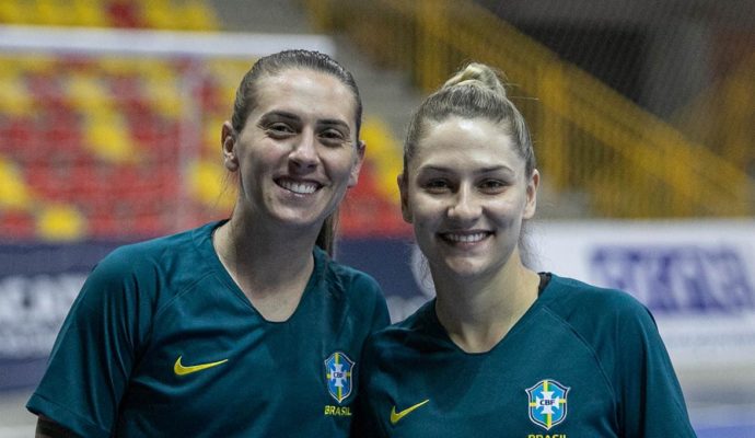 Duas Constantinenses defendem a Seleção Brasileira de Futsal