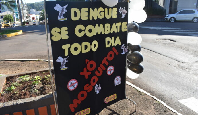 Equipe de endemias promove ação de conscientização contra a dengue