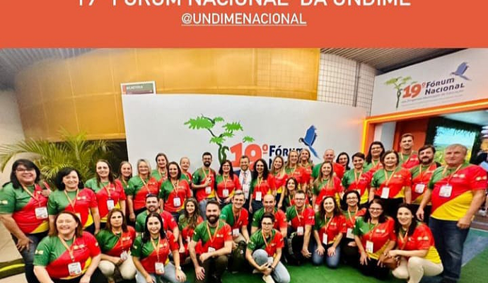 Comitiva de Constantina participa do 19º Fórum Nacional da UNDIME